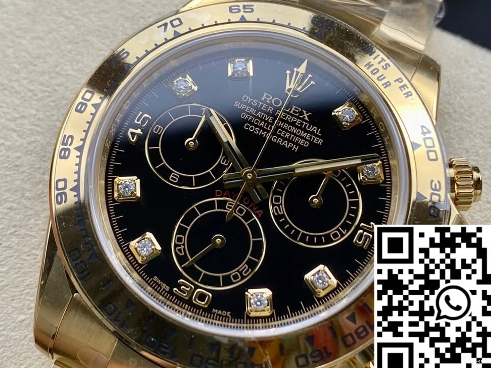 Diamond-set Clean Daytona M116508-0008 Factory Rolex Dial Cosmograph 1228